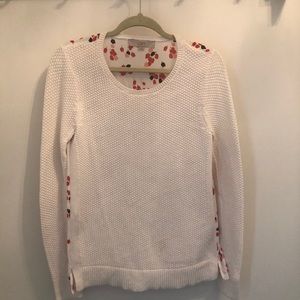*SOLD*  LOFT mixed media sweater